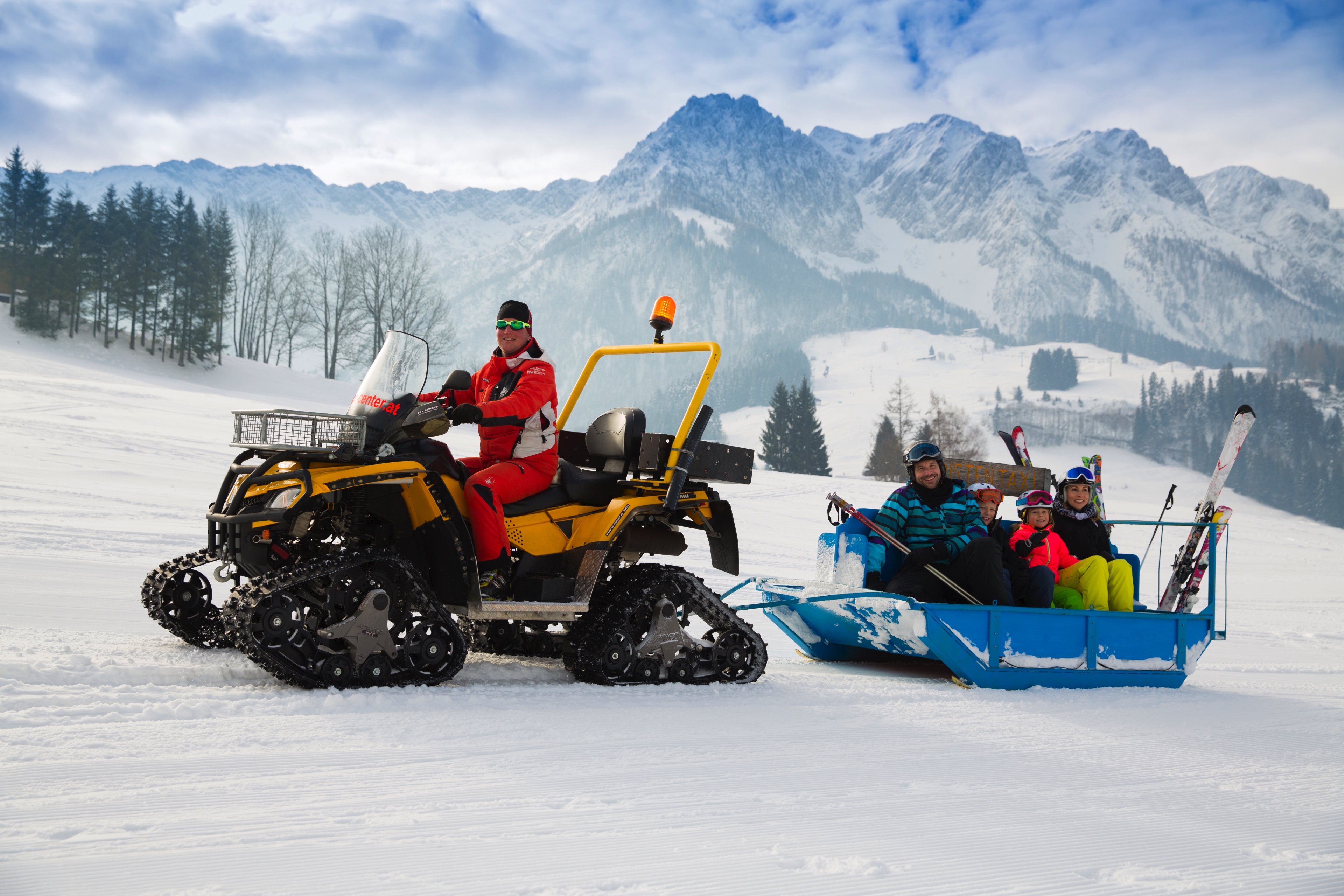 Familienzeit im Winter
